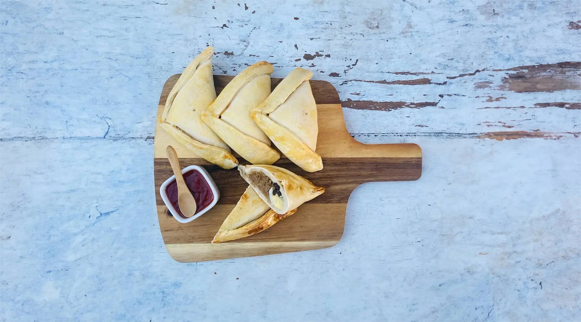 Fotografía Empanada de Pino sin gluten tastyfree  larga| tastifree tastyfry tastifry tastifri tasty tasti tatifry tatifree tasty sin gluten
